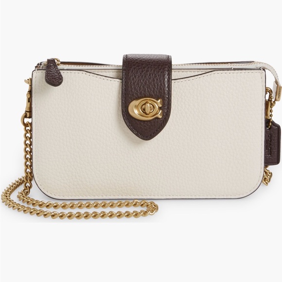 Coach Handbags - Coach Pebbled Leather Crossbody Bag with Chain Strap (Nordstrom Exclusive)